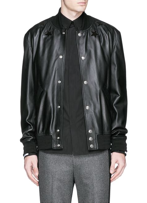 givenchy leather coat|Givenchy leather jacket men.